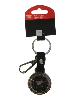 2018 Final Four Team Logos March Madness San Antonio Spinning Keychain