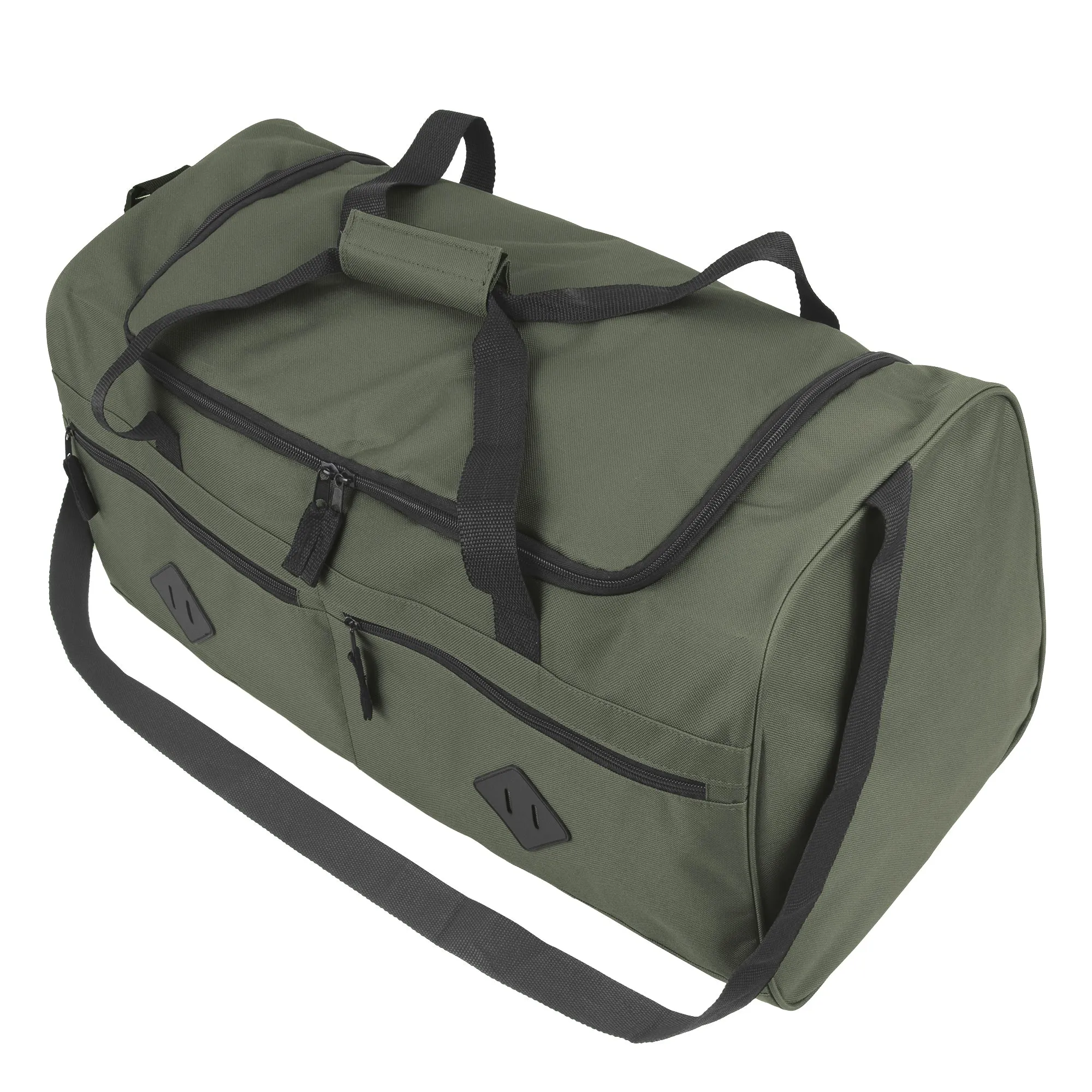 24 Inch Multi Pocket Duffle Bag - Solid Colors