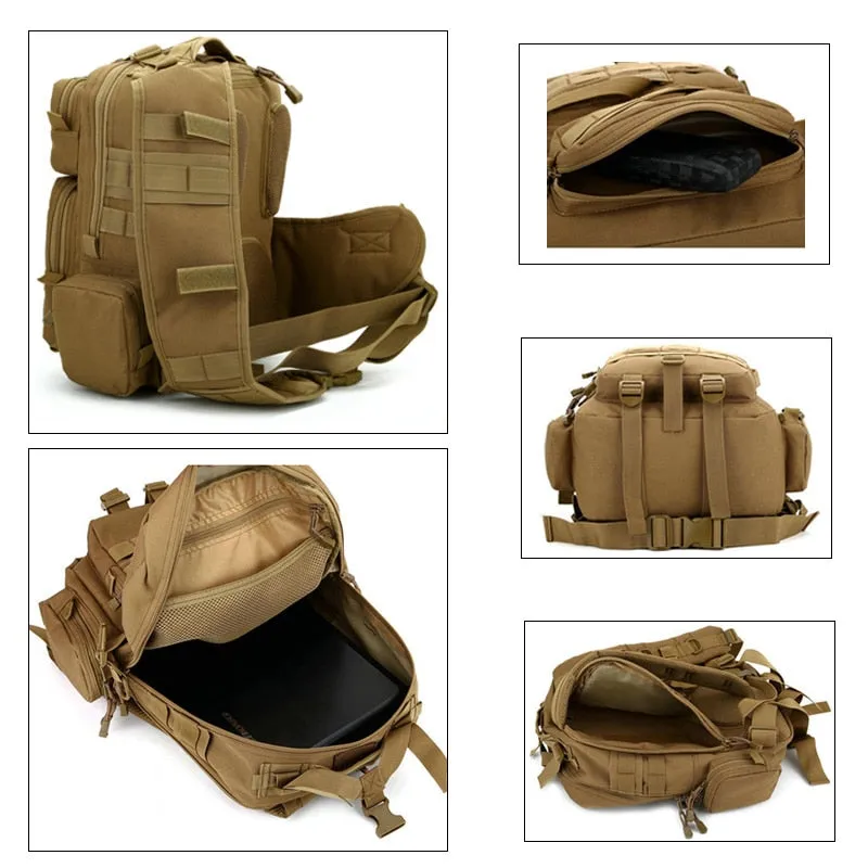 35L Military MOLLE Tactical Army Sling Backpack