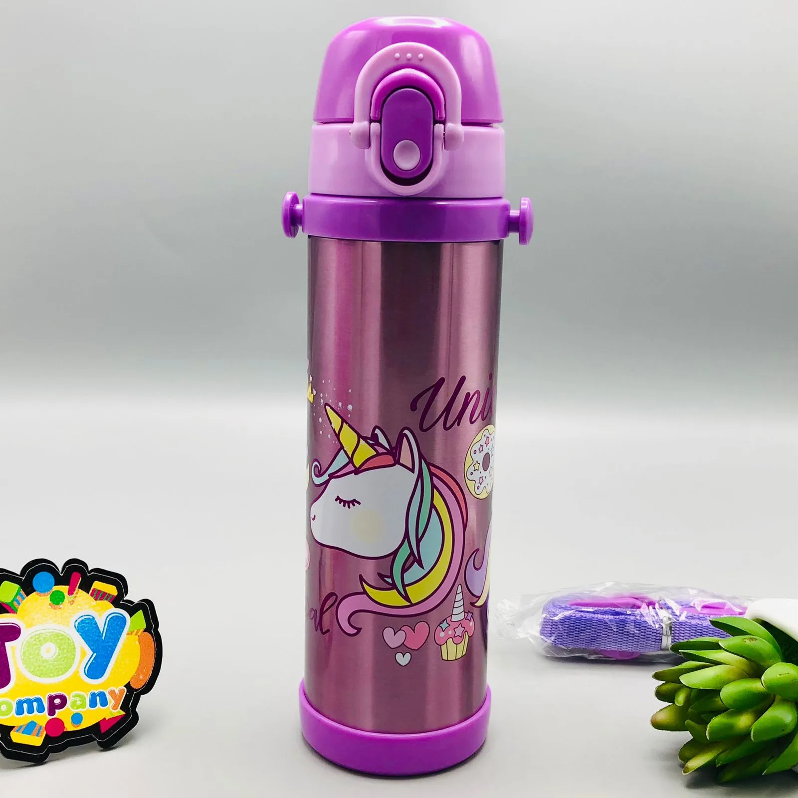 500ml Stainless Steel Sipper Water Bottle For Girls - Assortment