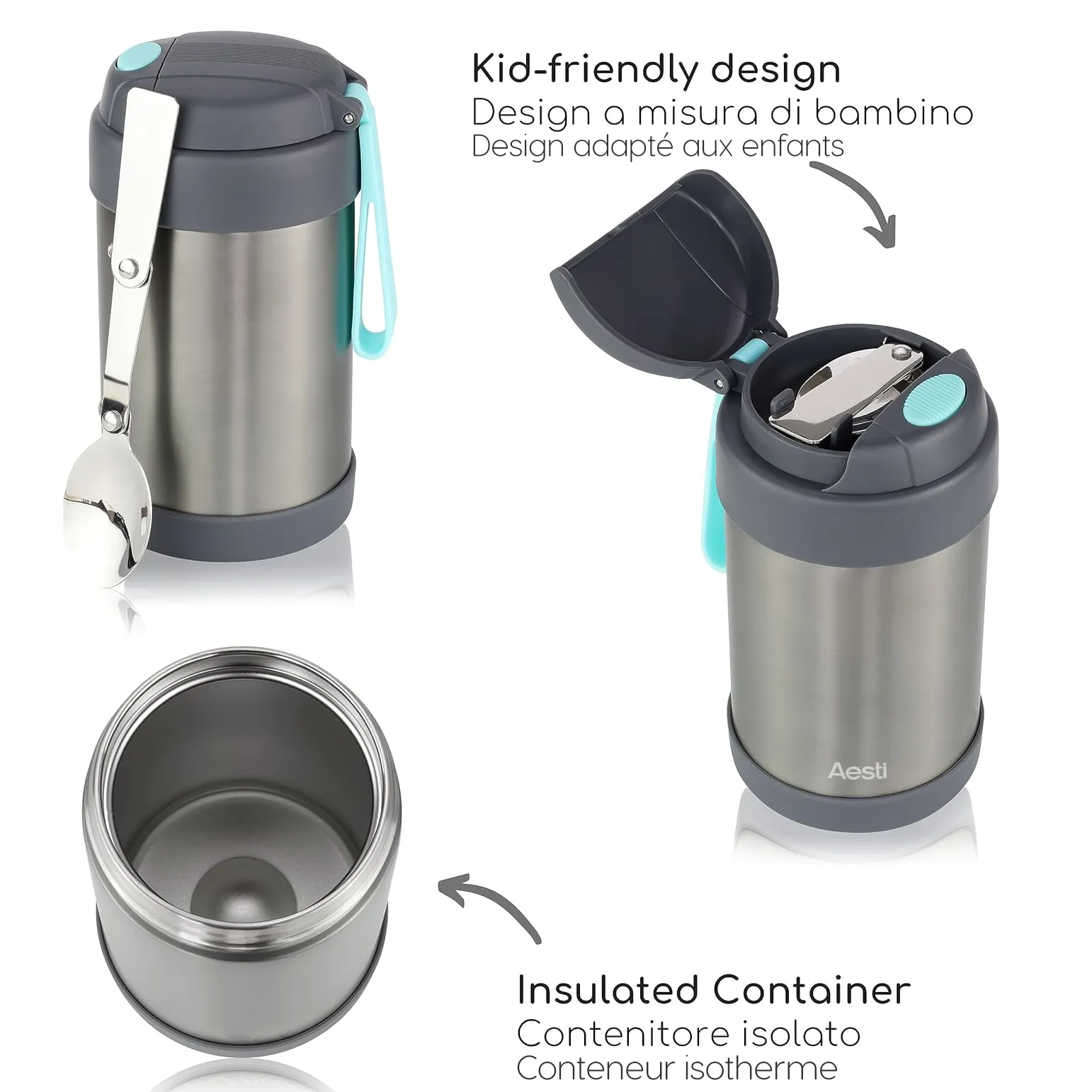 Aesti® Stainless Steel Thermos 450 ml