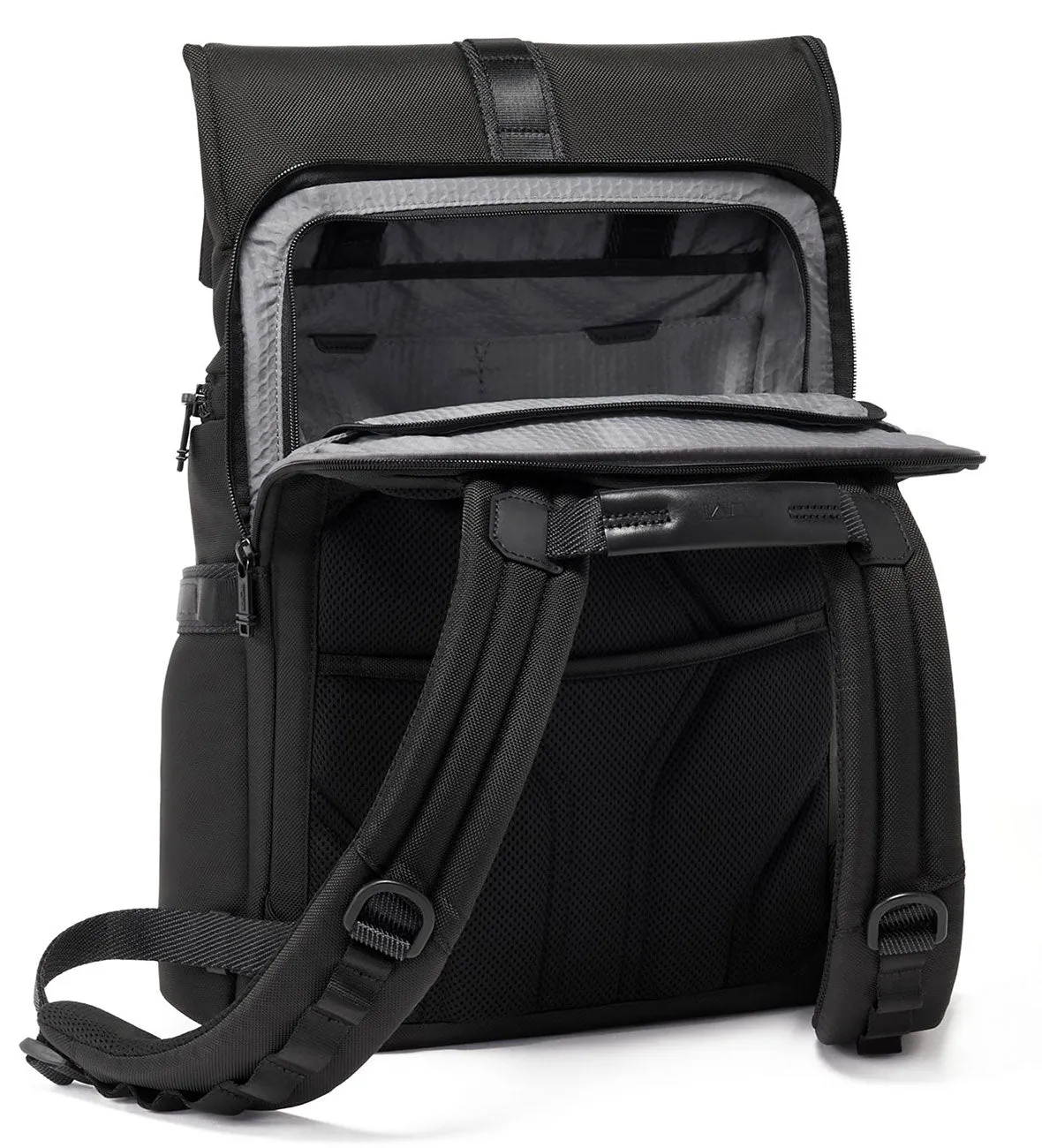 Alpha Bravo Black Logistics Flap Lid Backpack 15" // Black