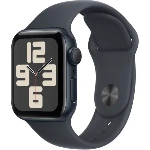 Apple Watch SE 40mm Midnight Aluminium Case GPS Sport Band (M/L) [2024]