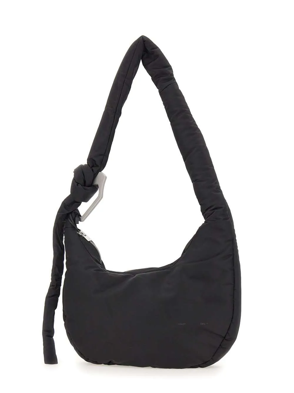 Attache Tote Shoulder Bag Black Nylon