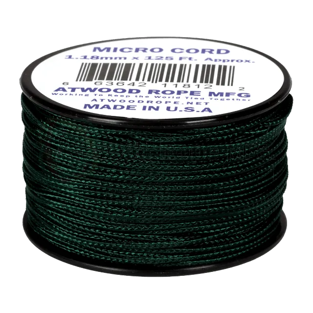 Atwood Micro Cord 1.18mm - Hunter Green