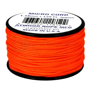 Atwood Micro Cord 1.18mm - Neon Orange