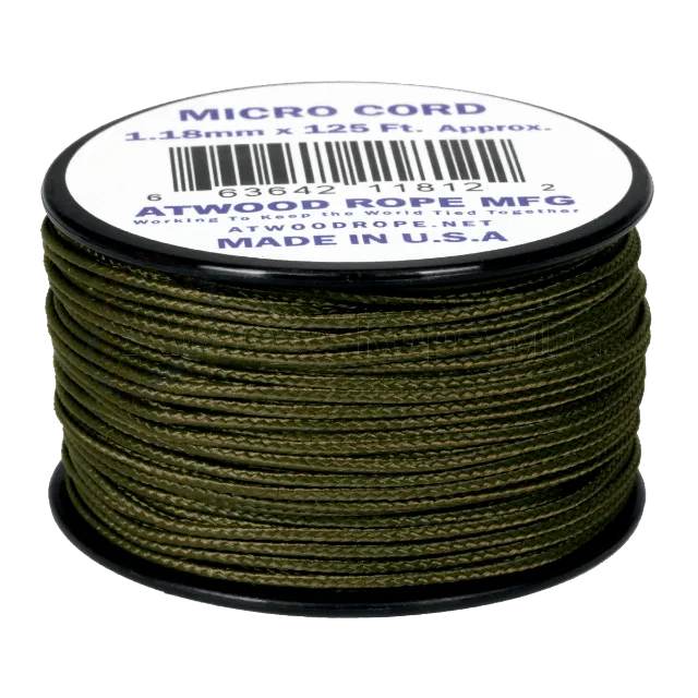 Atwood Micro Cord 1.18mm - Olive Drab