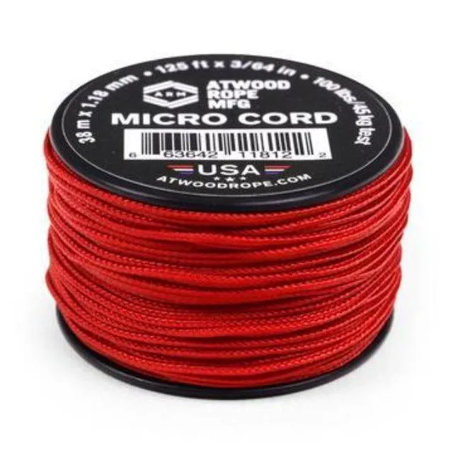 Atwood Micro Cord 1.18mm - Red