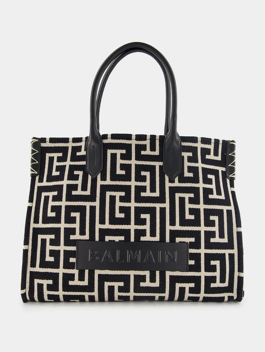 B-Army 42 Monogram-Jacquard Medium Tote Bag