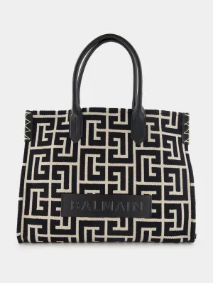 B-Army 42 Monogram-Jacquard Medium Tote Bag