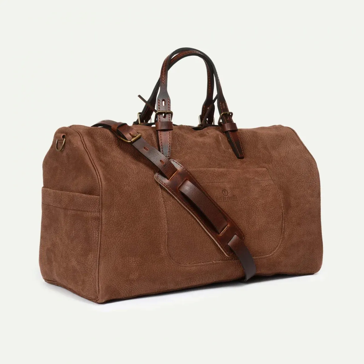 Bleu de Chauffe Hobo Travel Bag - Brown