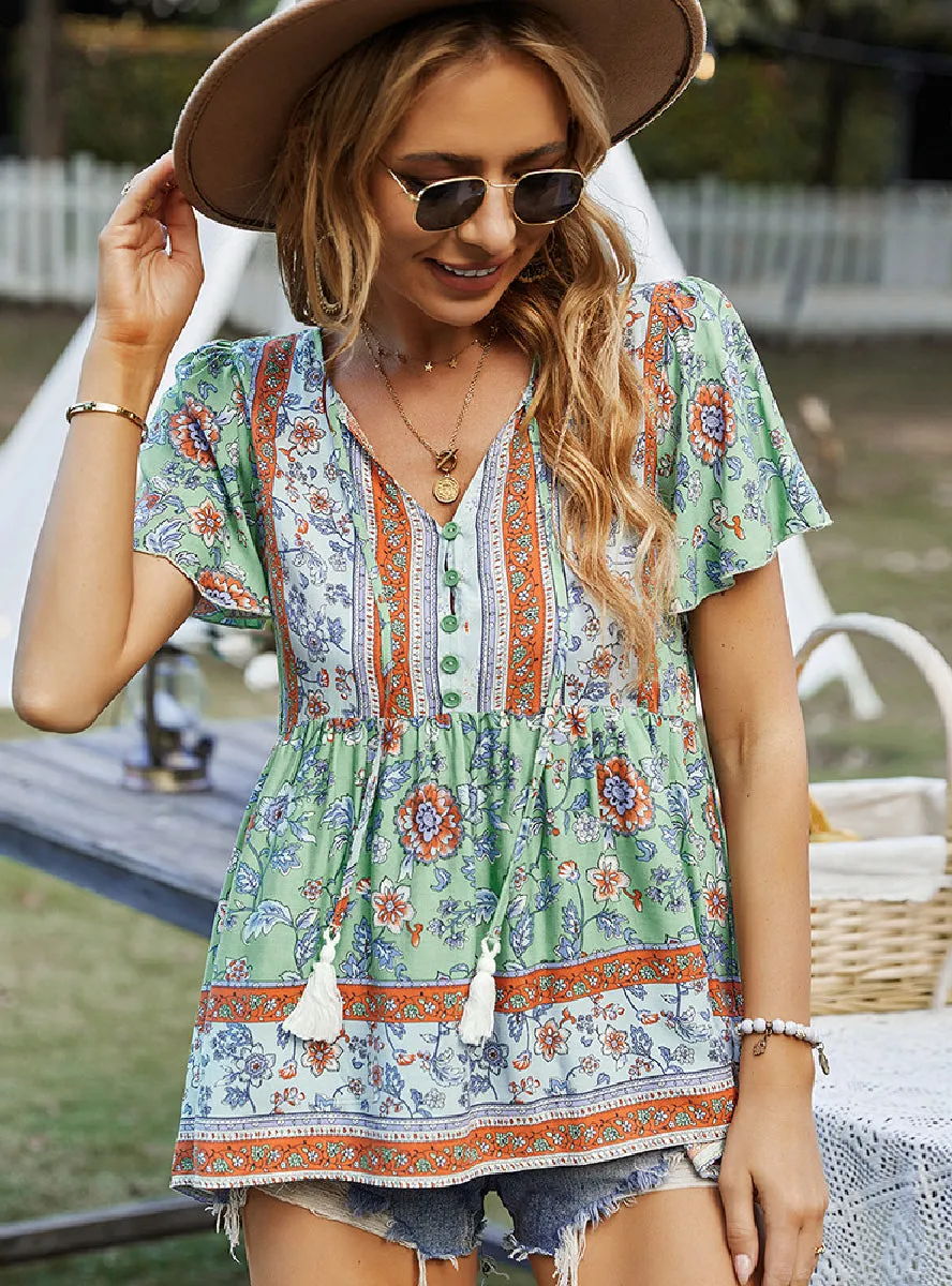 Bohemian Casual Holiday Top