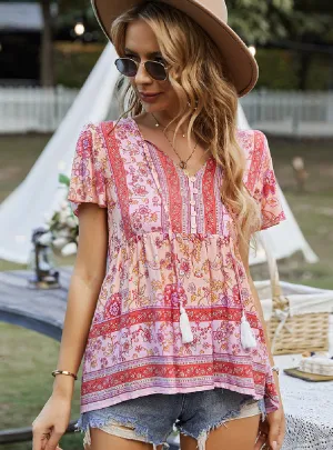 Bohemian Casual Holiday Top