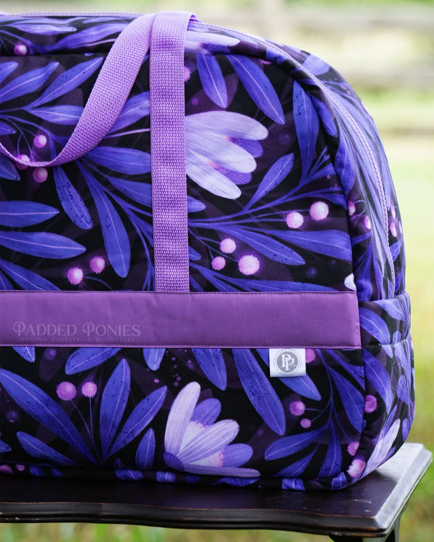 Custom Purple Moonflowers Weekender Tote Bag