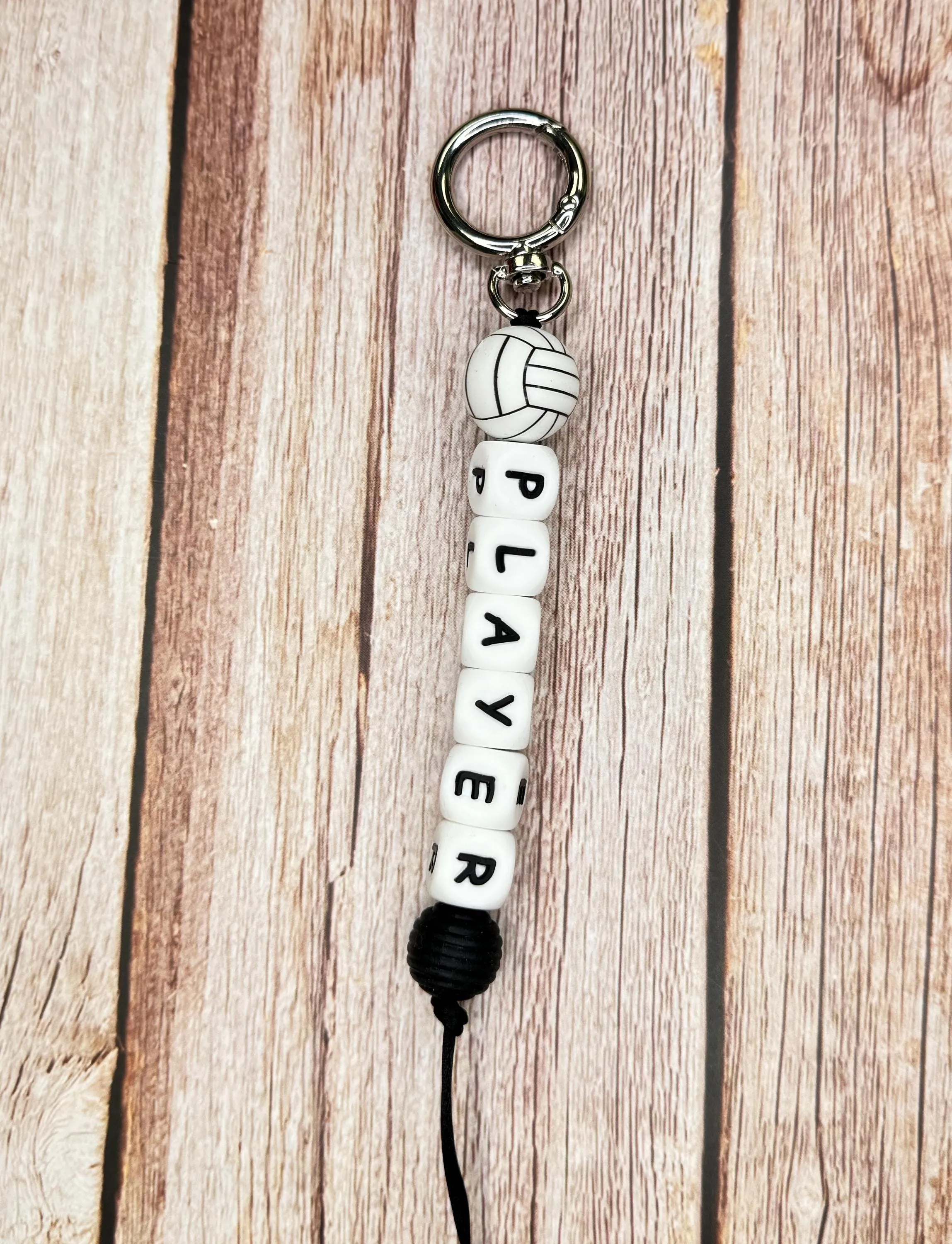 Customizable Sports Keychain Backpack Clip – Perfect for Sports Fans, Players, or teams! Soccer Football Volleyball Basketball Baseball