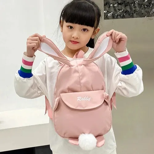 Cute Cartoon Bunny Ears Backpack for Kids - Back to School Collection