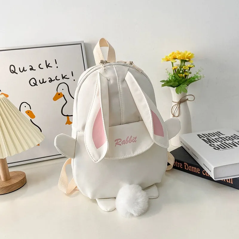 Cute Cartoon Bunny Ears Backpack for Kids - Back to School Collection