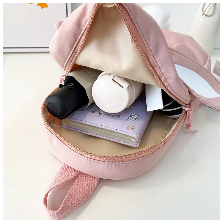 Cute Cartoon Bunny Ears Backpack for Kids - Back to School Collection