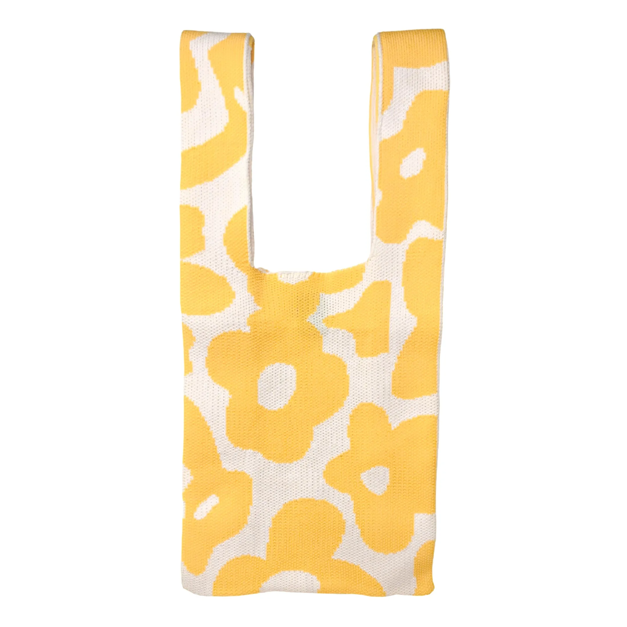 Daisy Shopping Tote - Reusable, Eco-Friendly Bag with Floral Charm