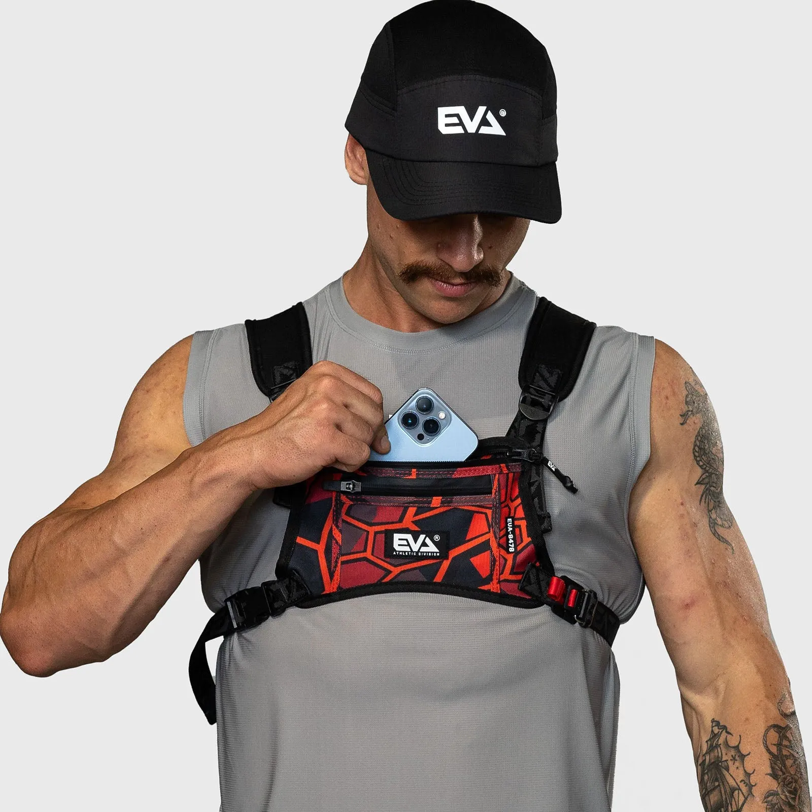 EVA Athletic - EVA8393 Running Tech Vest - Venom Red