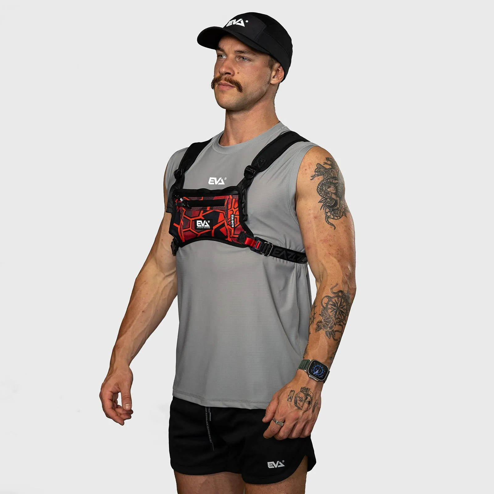 EVA Athletic - EVA8393 Running Tech Vest - Venom Red