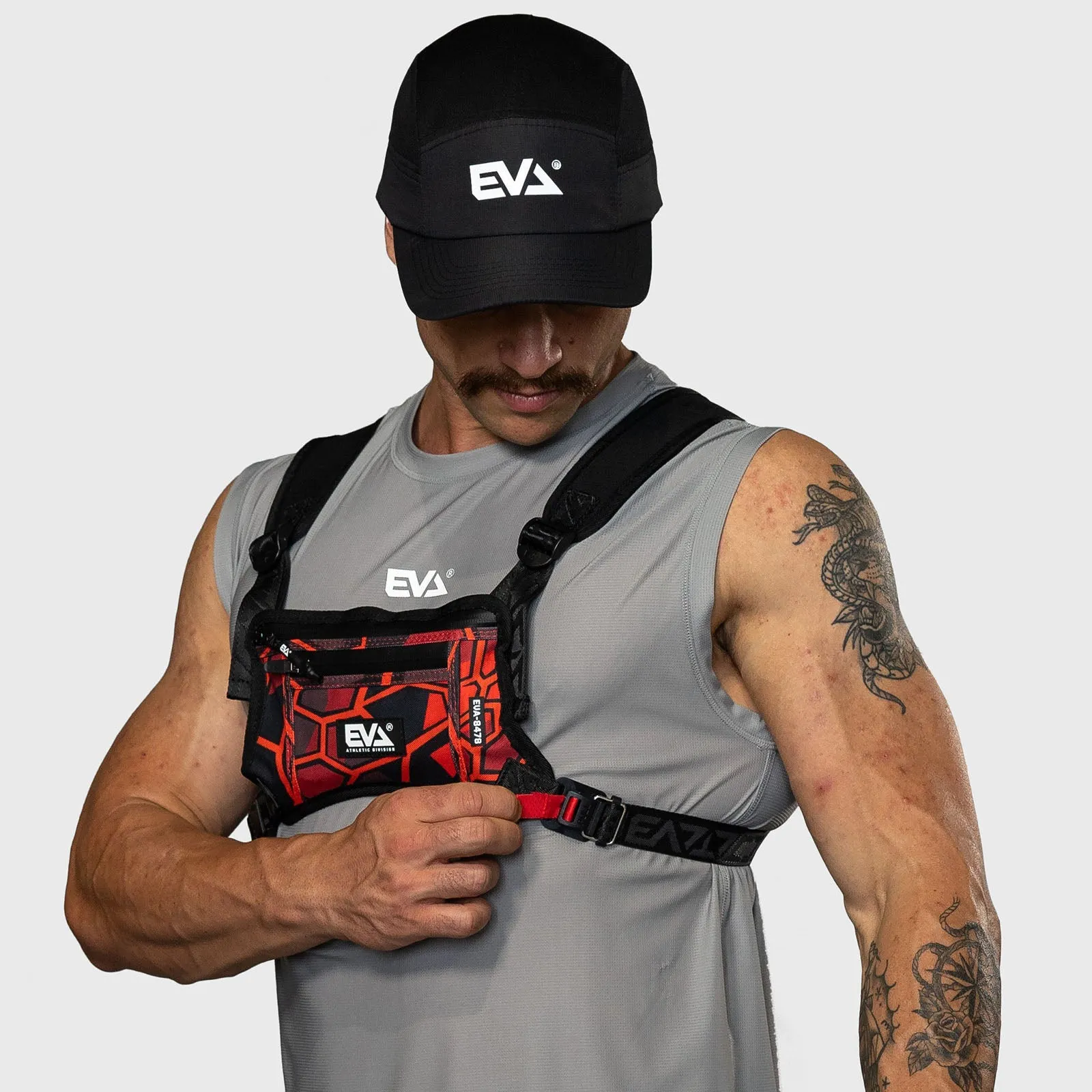 EVA Athletic - EVA8393 Running Tech Vest - Venom Red