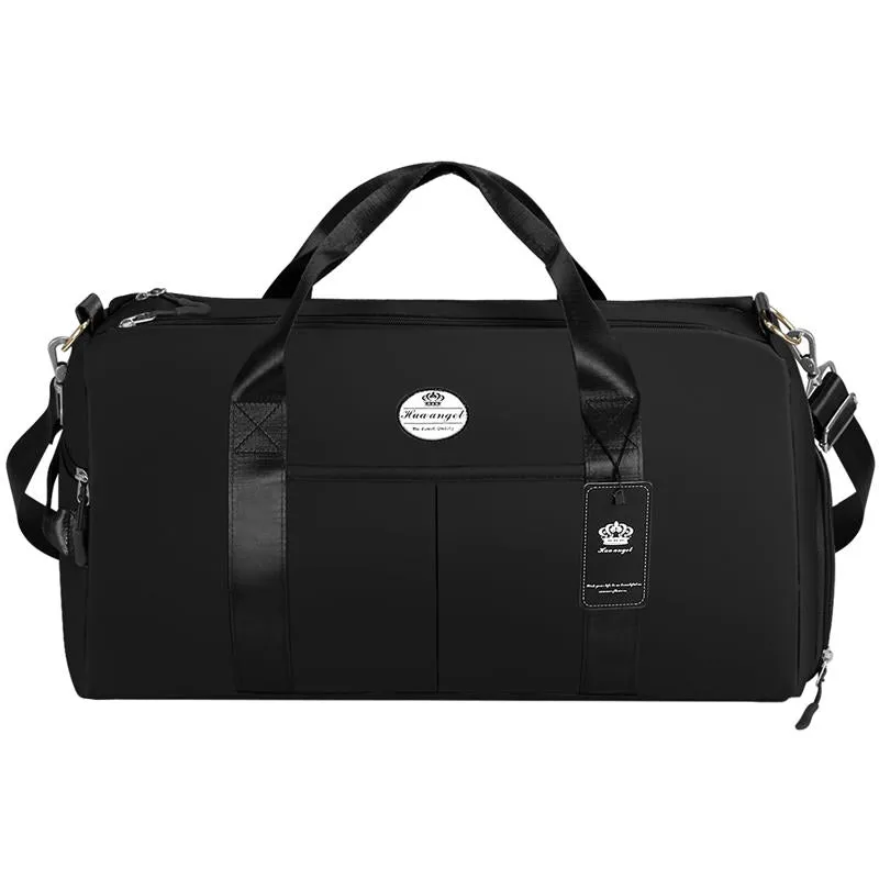 Fitness Gym Bag | Swim Travel Duffel Bag with Shoes Compartment and Wet Pocket