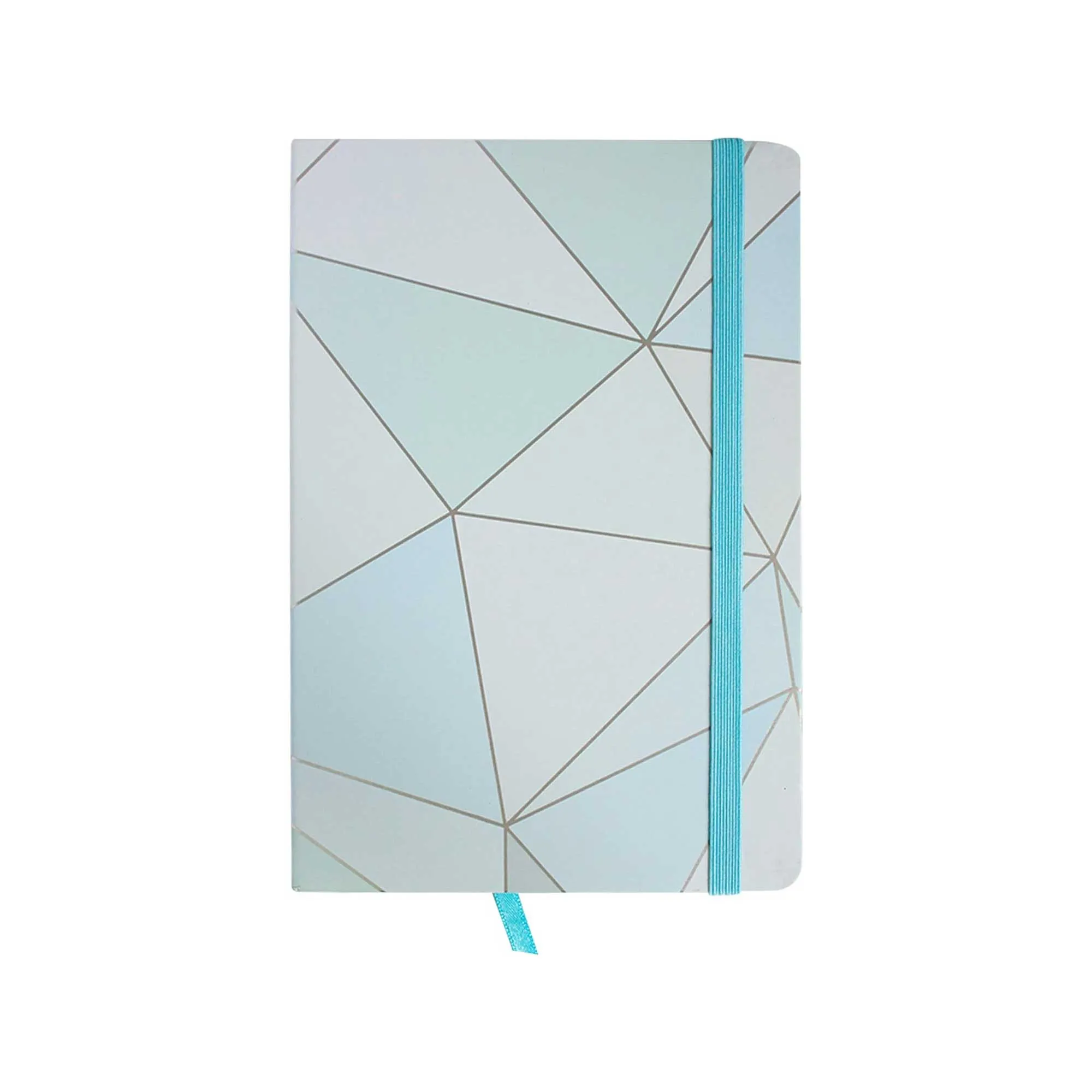 Geometric Marble Prints Hardback Notebook - Set of 2 (A5 & A7)