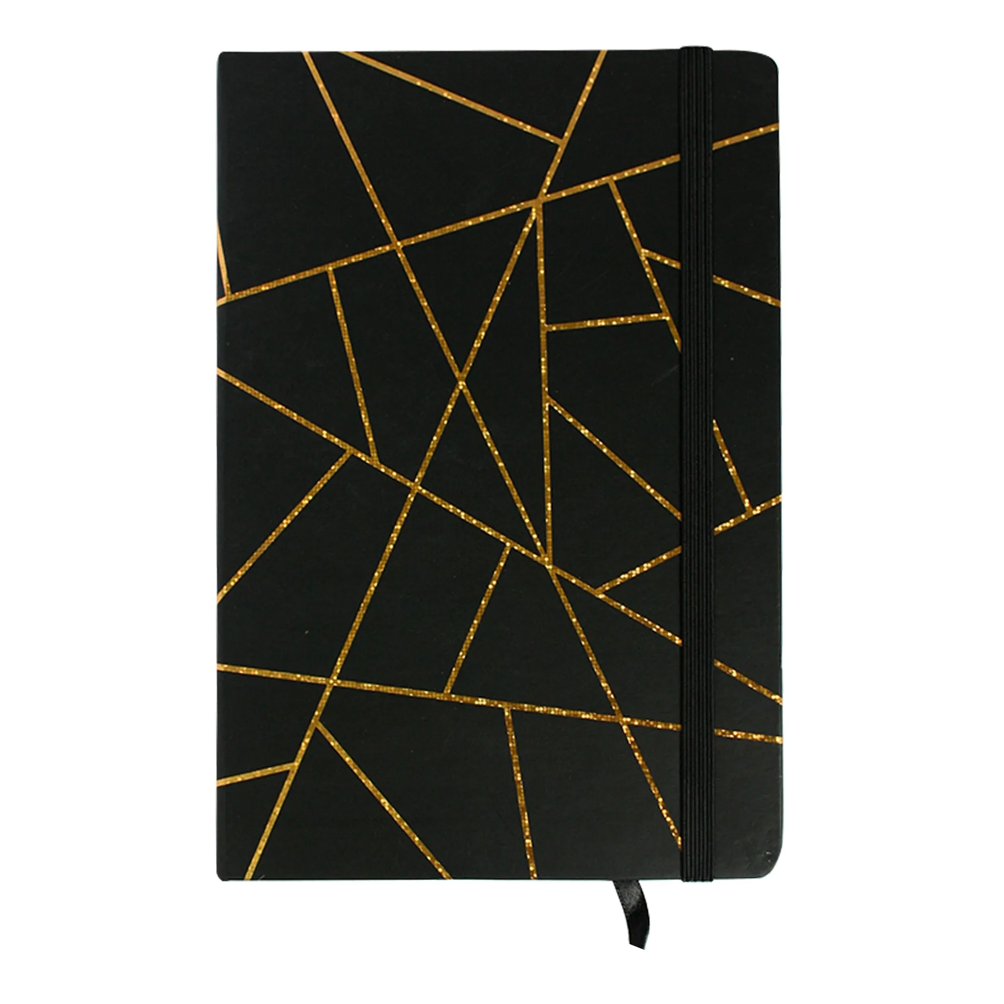 Geometric Marble Prints Hardback Notebook - Set of 2 (A5 & A7)