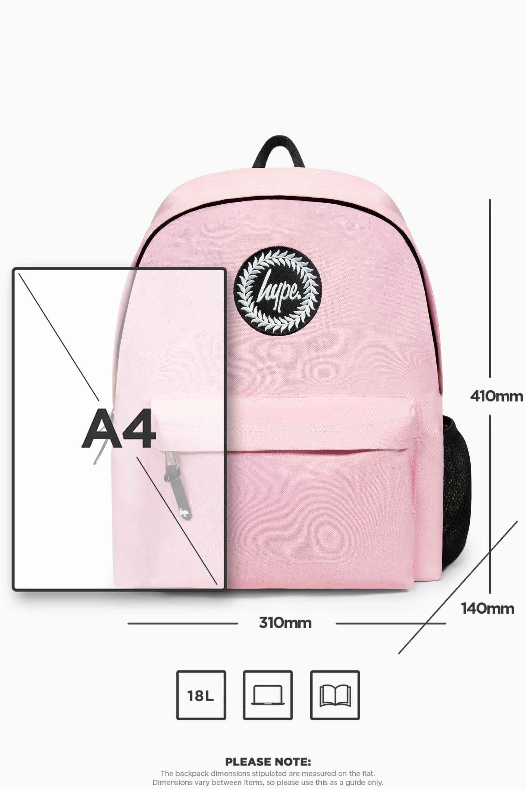 Hype Girls Iconic Core Pink Backpack