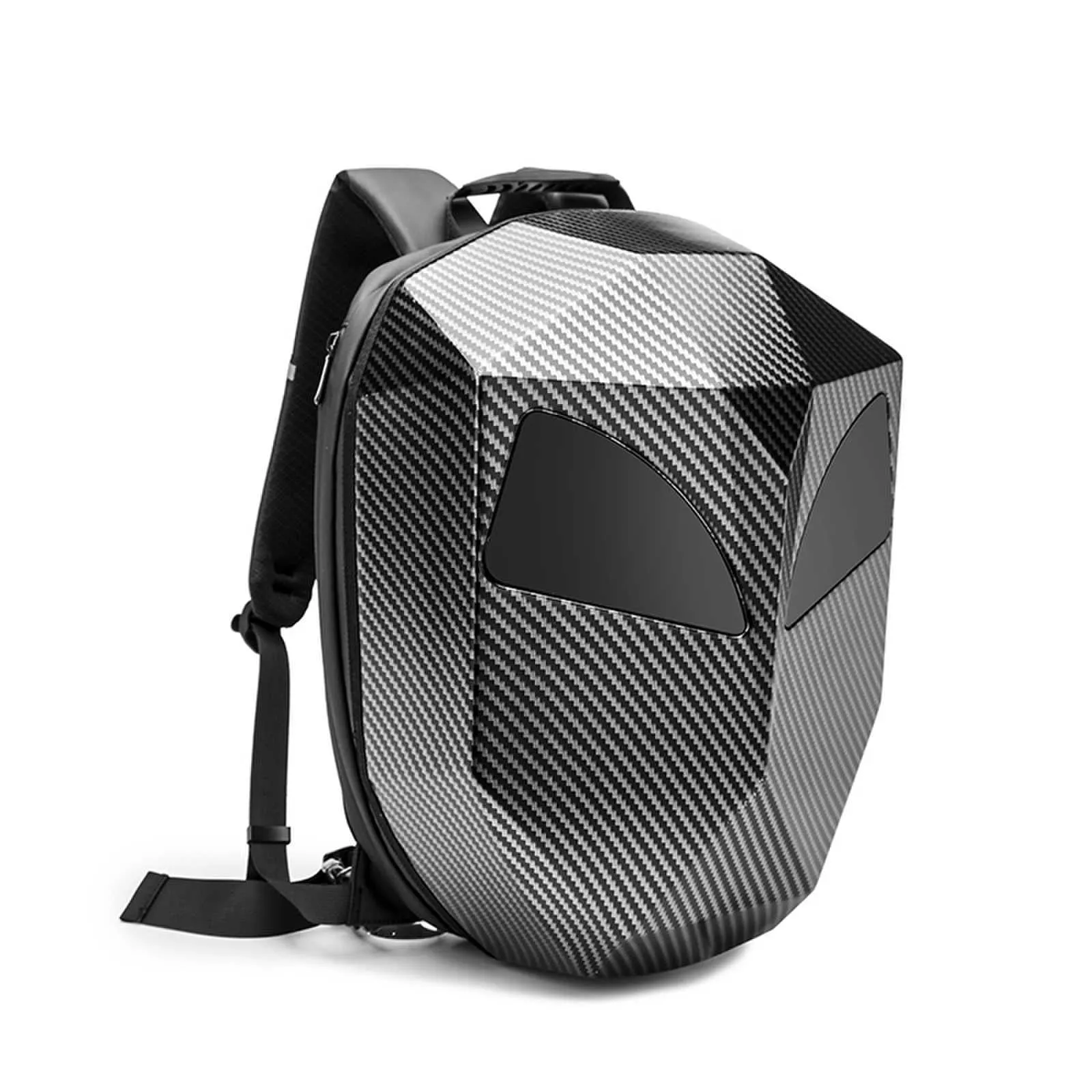 Knight LED Motorcycle Backpack - Carbon Fiber Design