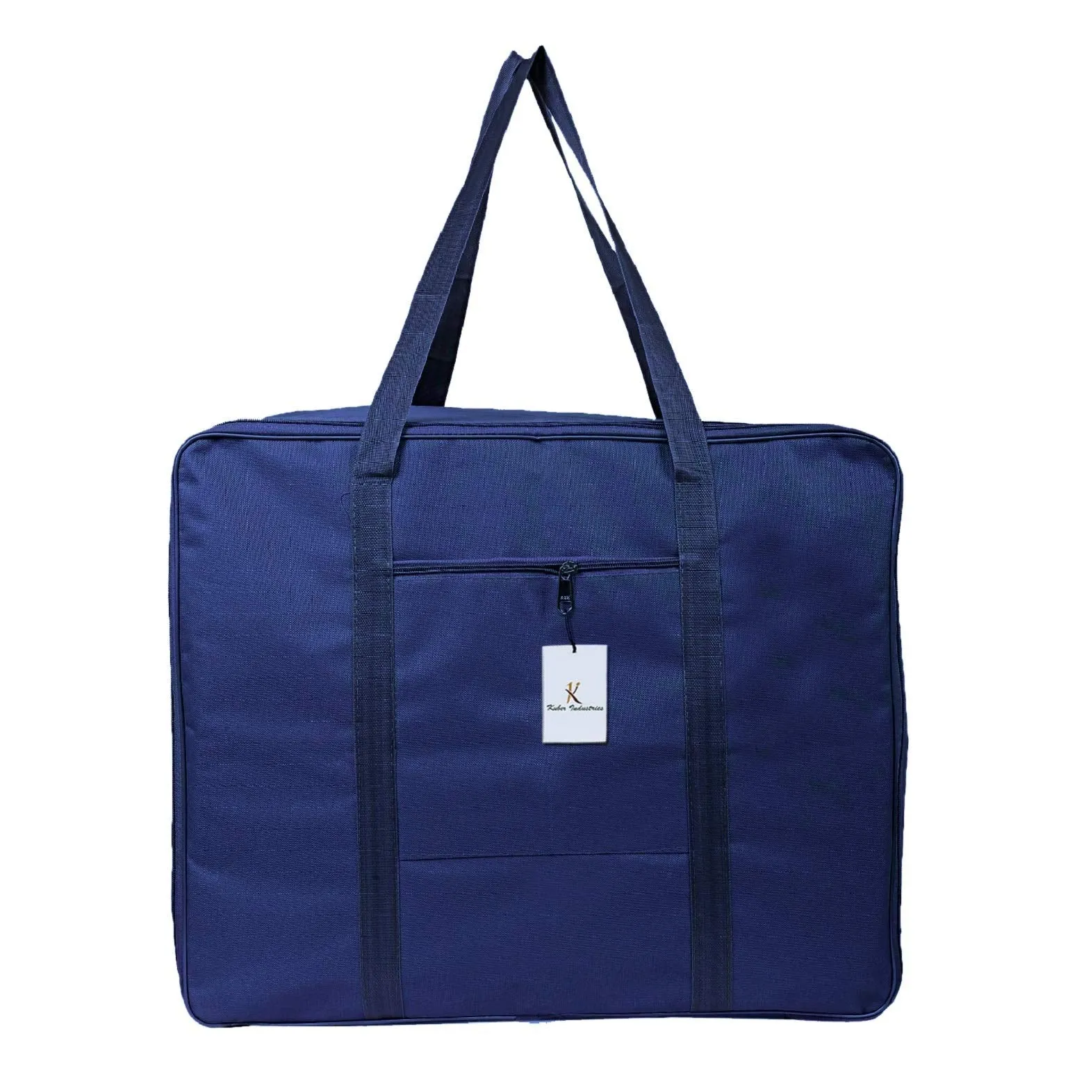 Kuber Industries Jumbo Attachi Travel Duffle|Underbed Storage Bag|Clothes Storage Bag|Blanket Cover|Blue