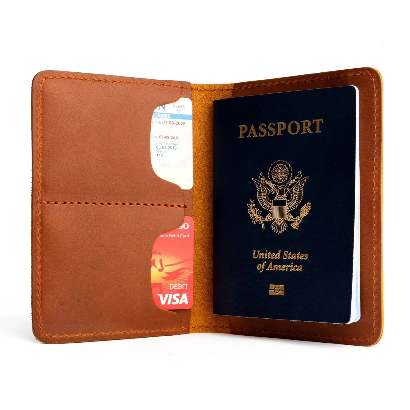 Leather Modern Passport Holder