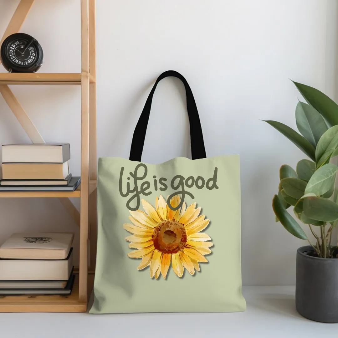 Life is Good Custom Printed Tote