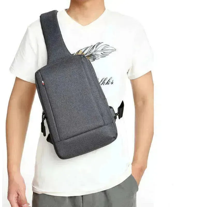 Men Chest Bag Shoulder Crossbody Sling Backpack