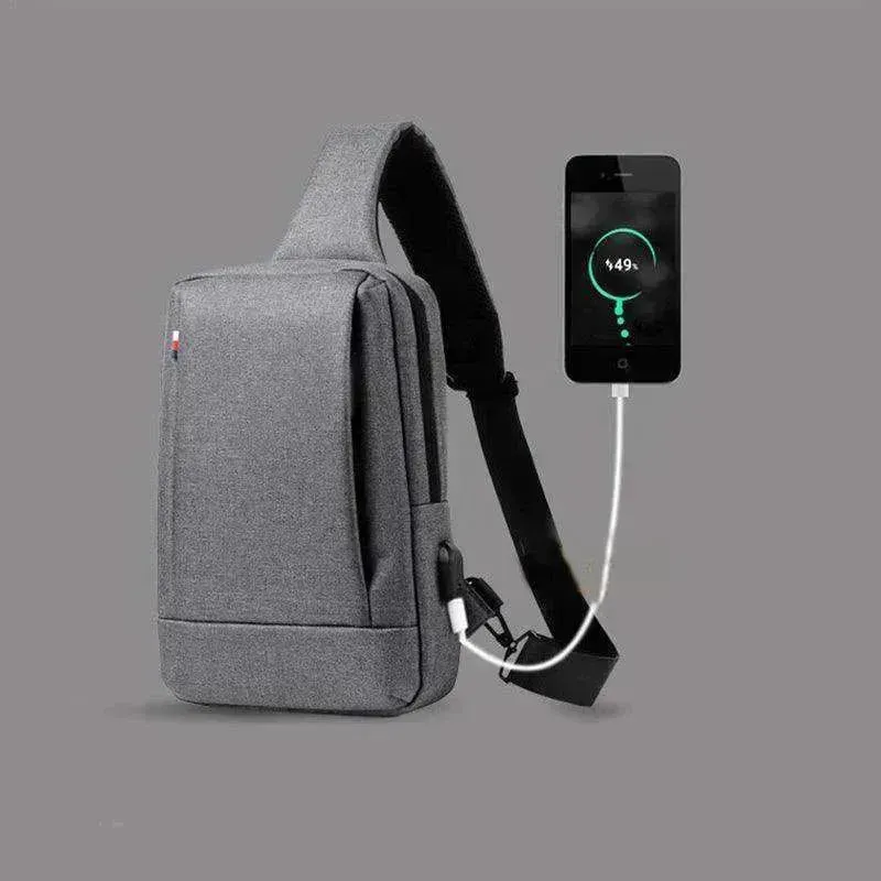 Men Chest Bag Shoulder Crossbody Sling Backpack