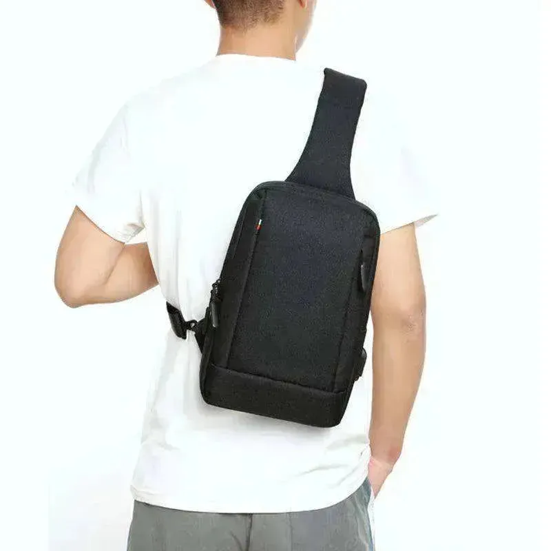 Men Chest Bag Shoulder Crossbody Sling Backpack