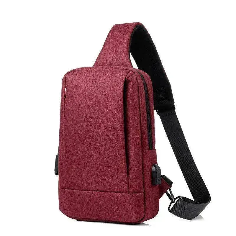 Men Chest Bag Shoulder Crossbody Sling Backpack