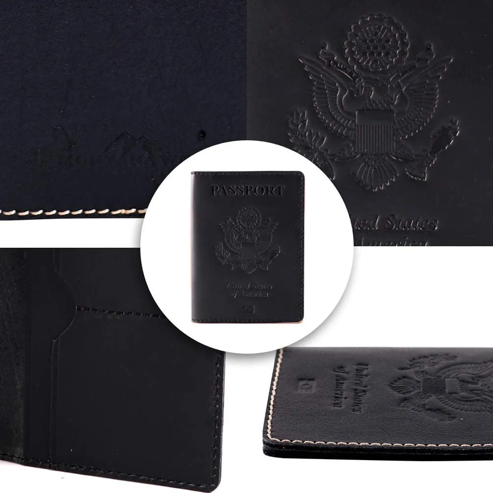 MWPT-1001 Montana West Passport Holder Cover Genuine Leather Passport Cover Card Travel Accessories