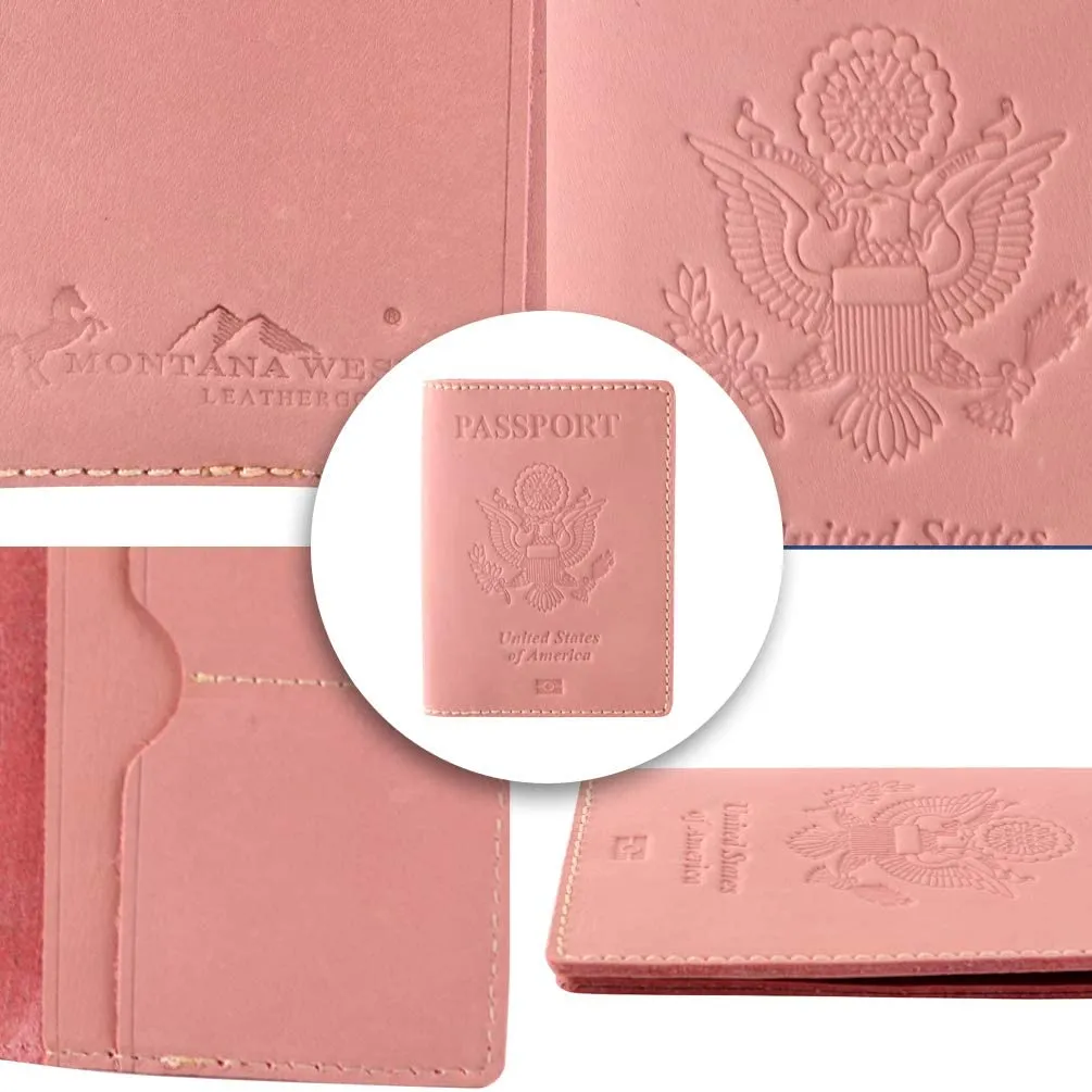 MWPT-1001 Montana West Passport Holder Cover Genuine Leather Passport Cover Card Travel Accessories