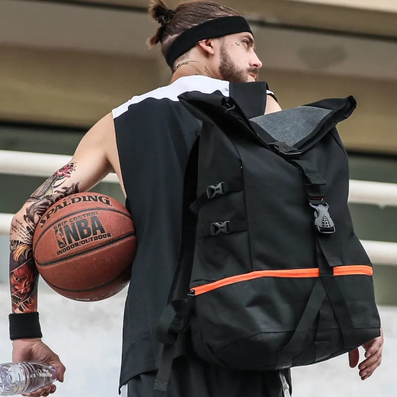 New Large Capacity Basketball Backpack Men's Multi function Out Door Travel