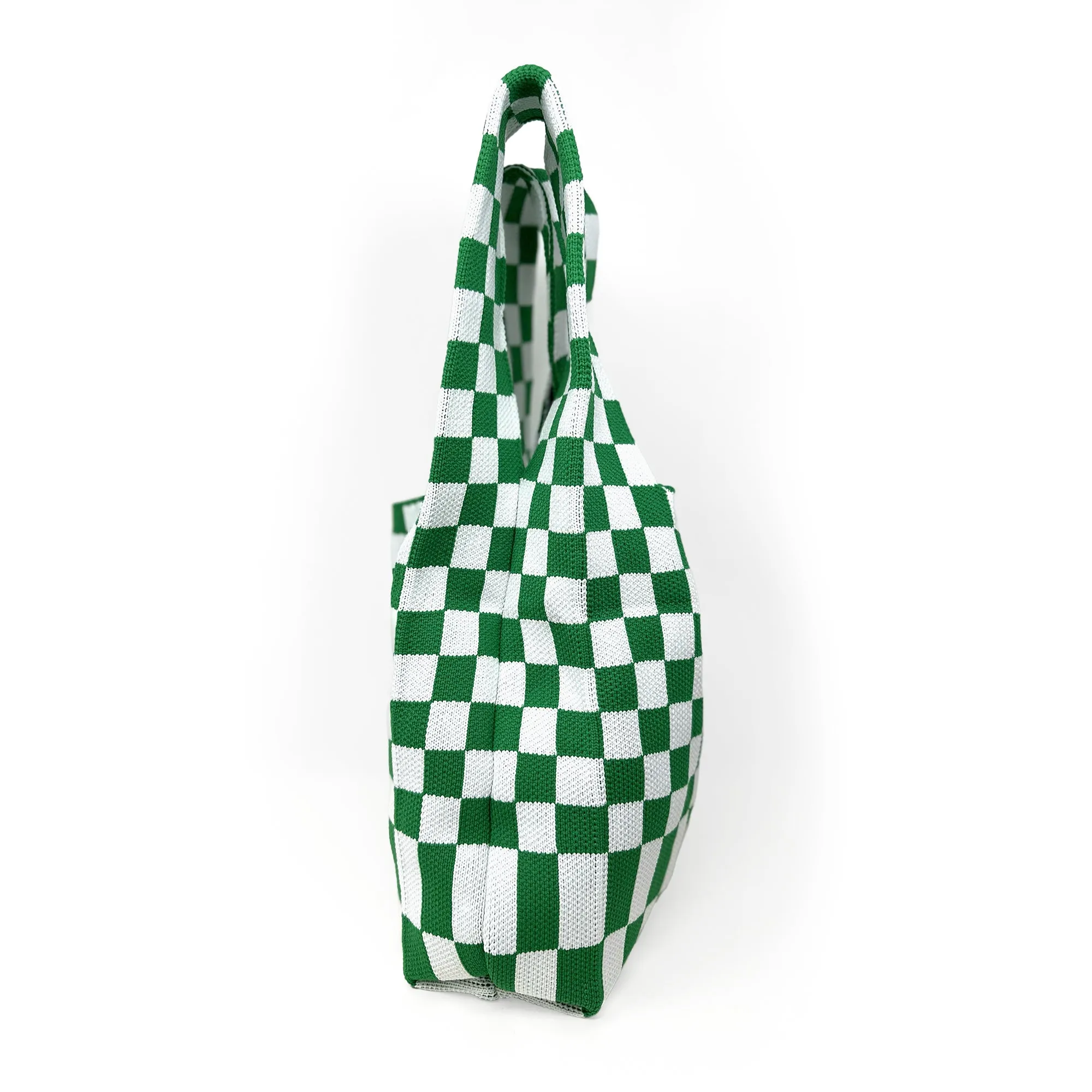 Patti Checkered Tote Bag - Reusable and Stylish Shopping Bag for Everyday Use