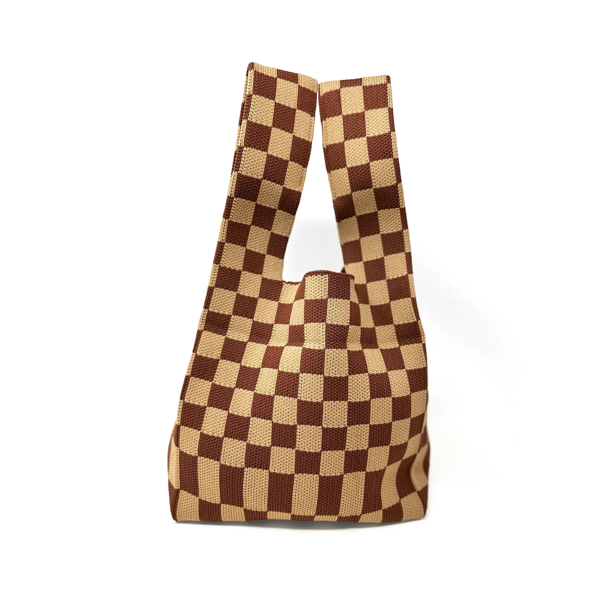 Patti Checkered Tote Bag - Reusable and Stylish Shopping Bag for Everyday Use