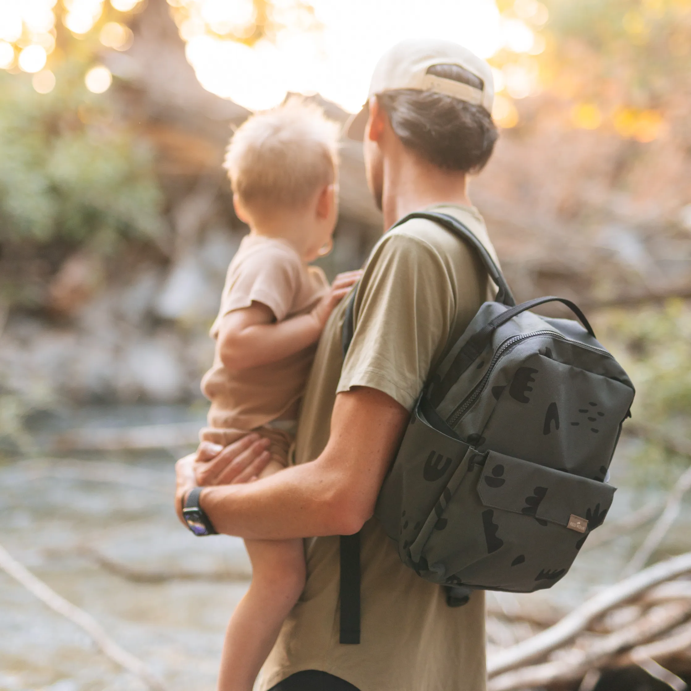 Red Rovr® Mini Roo Backpack - Charcoal Doodle