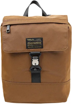 Replay Mens Backpack Fm3556.000 In Khaki Brown