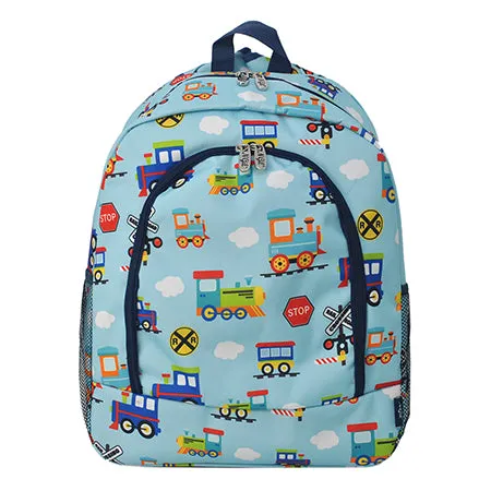 !SALE! Train Print NGIL Canvas Backpack