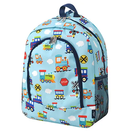 !SALE! Train Print NGIL Canvas Backpack