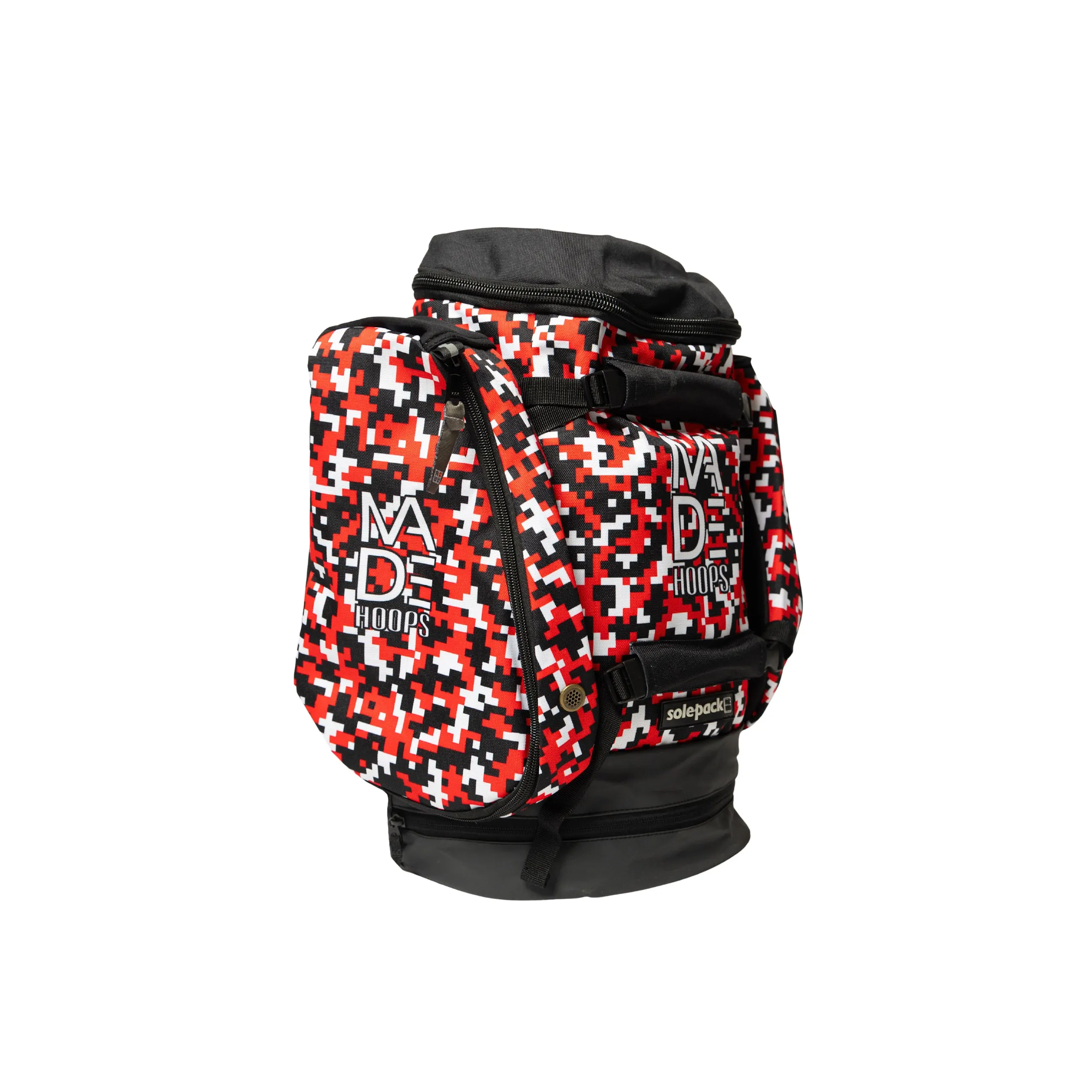 SOLEPACK x MADE HOOPS BACKPACK | DIGI CAMO RED