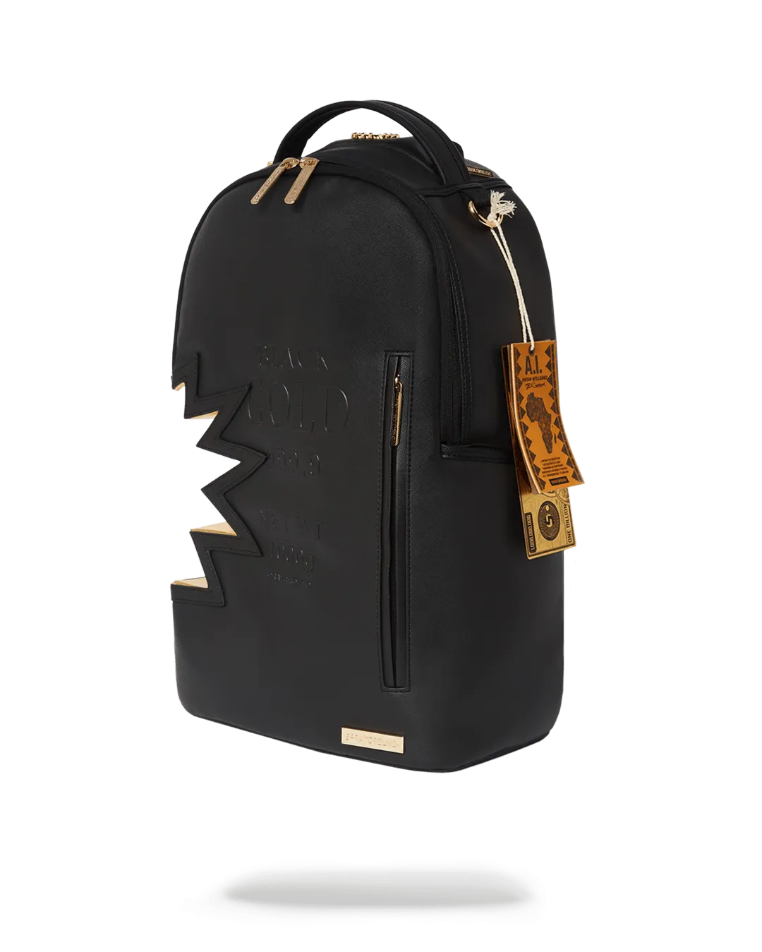 Sprayground Backpack Ai3 BLACK GOLD DLX BACKPACK Black