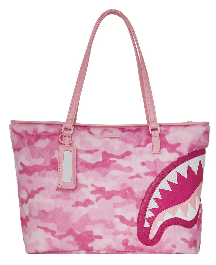 Sprayground Furrrocious In Pink Tote Bag